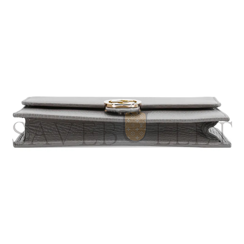 G*u*i dollar calfskin interlocking g chain wallet 510314 (20*13*6cm)